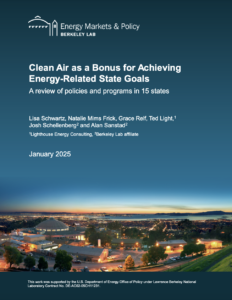 Clean Air as a Bonus for Achieving Energy-Related State Goals: A Review of Policies and Programs in 15 States